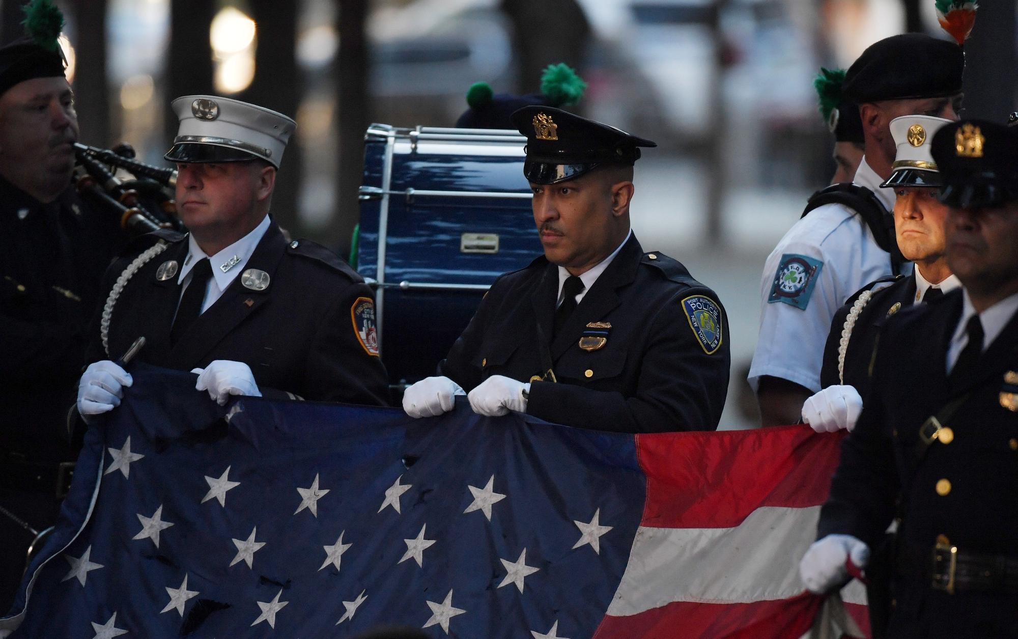 Acto de homenaje a las víctimas del 11-S en Nueva York