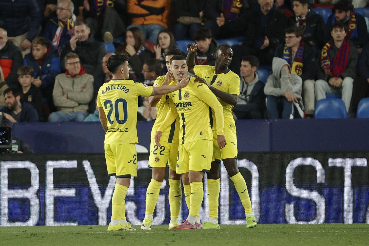 Georges Mikautadze marcó para el Villarreal.