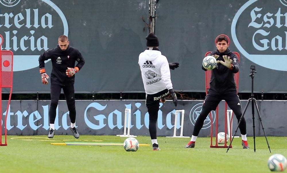 Óscar García exprime su último entrenamiento antes del Celta - Mallorca