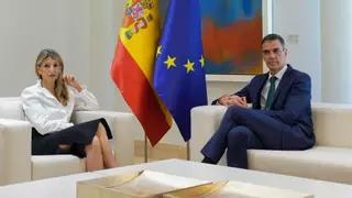 Pedro Sánchez y Yolanda Díaz aceleran la iniciativa para aprobar un embargo de armas a Israel