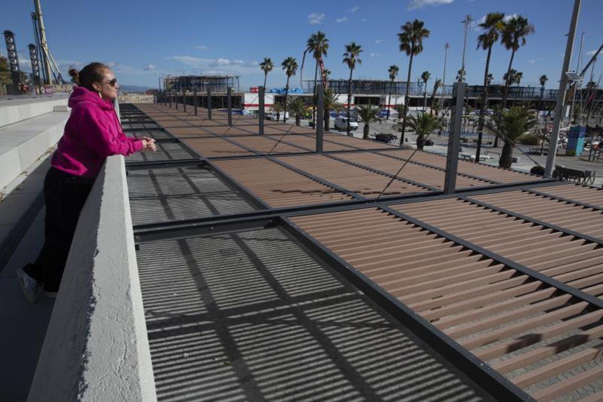 Obras en el Port Olímpic, el futuro balcón gastronómico