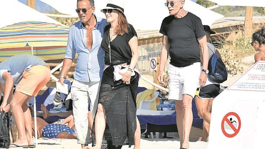 Springsteen disfruta en Ibiza