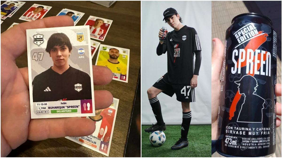 Spreen, el famoso streamer argentino, inscrito con un equipo de Primera División