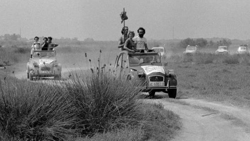 Primera ocupació dels Aiguamolls el mes d&#039;agost de 1977