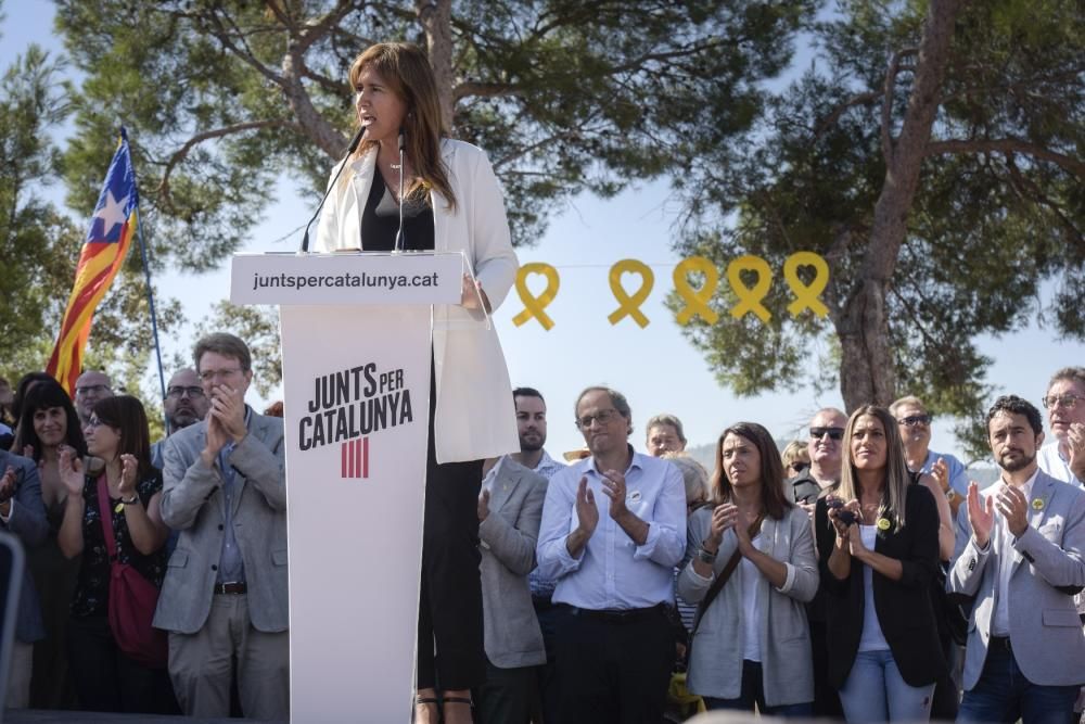 Acte institucional de Junts per Catalunya a Lledon