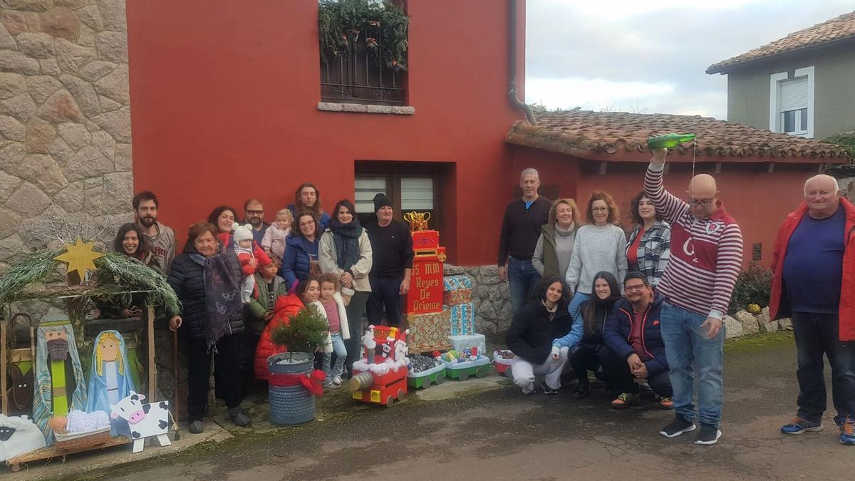 En imágenes: Cazanes, el pueblo de Villaviciosa que brilla por Navidad