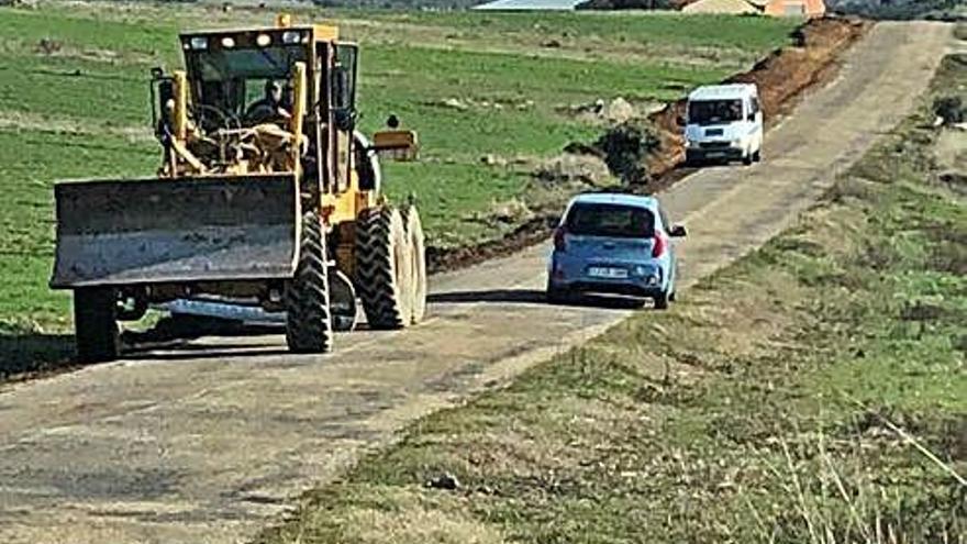 Estado en el que se encuentra la carretera de Fradellos.