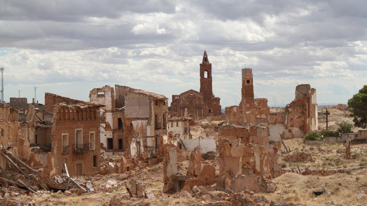 Panorámica del Pueblo Viejo de Belchite