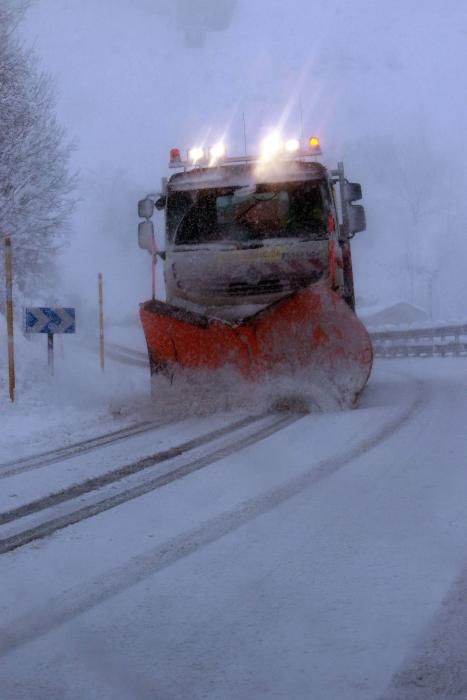 Temporal de nieve en Pajares