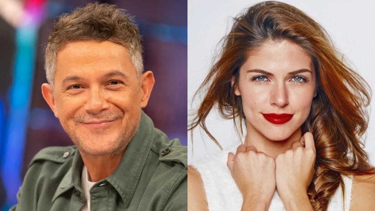 Alejandro Sanz y Stephanie Cayo