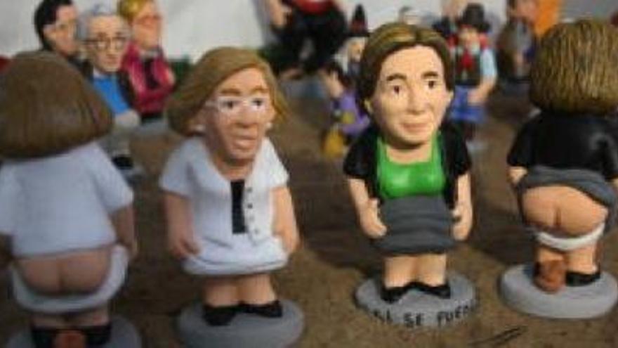 Les alcaldesses Colau i Carmena, David Cameron o l&#039;icona de Twitter: els nous caganers