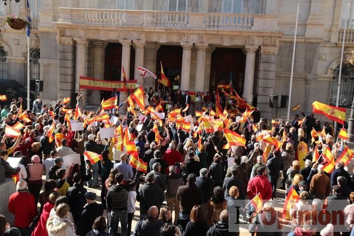 Concentración 'España existe' en Cartagena