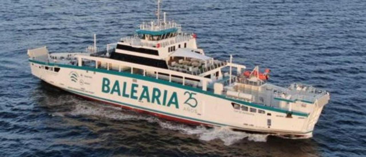 El “Cap de Barbaria”, rumbo a su tarea.