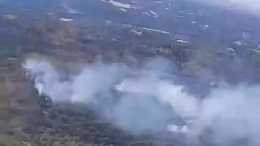 Declarado un incendio forestal en Uncastillo