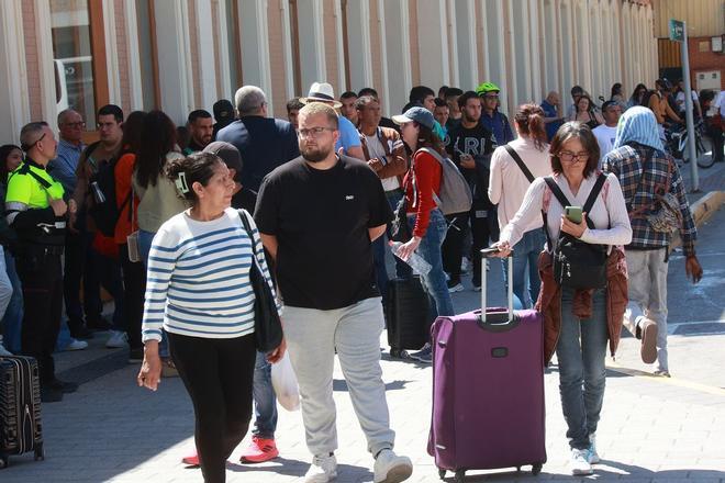 El caos que dejó el apagón eléctrico este lunes por las calles de Murcia, en imágenes