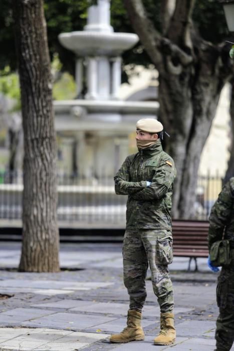 Militares en La Laguna