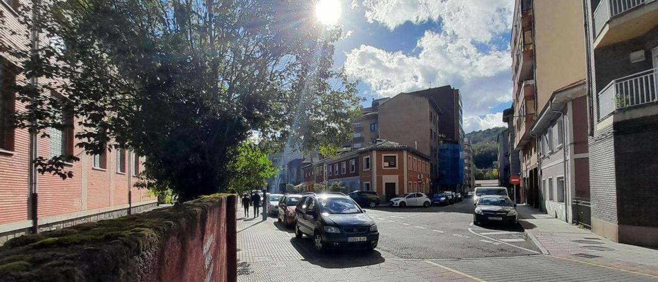 El entorno del Sanatorio Adaro en Sama.