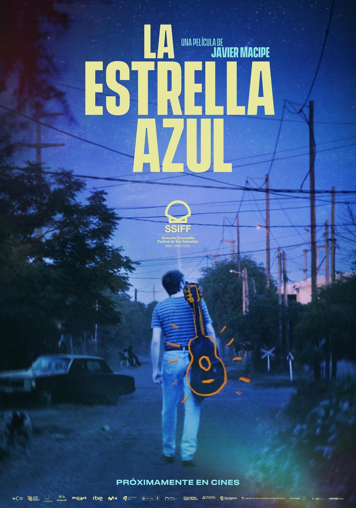 Cartel de la película 'La estrella azul', dirigida por Javier Macipe