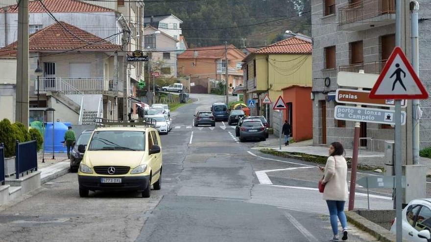 Carretera de Campelo que se beneficiará de la reforma. // Gustavo Santos