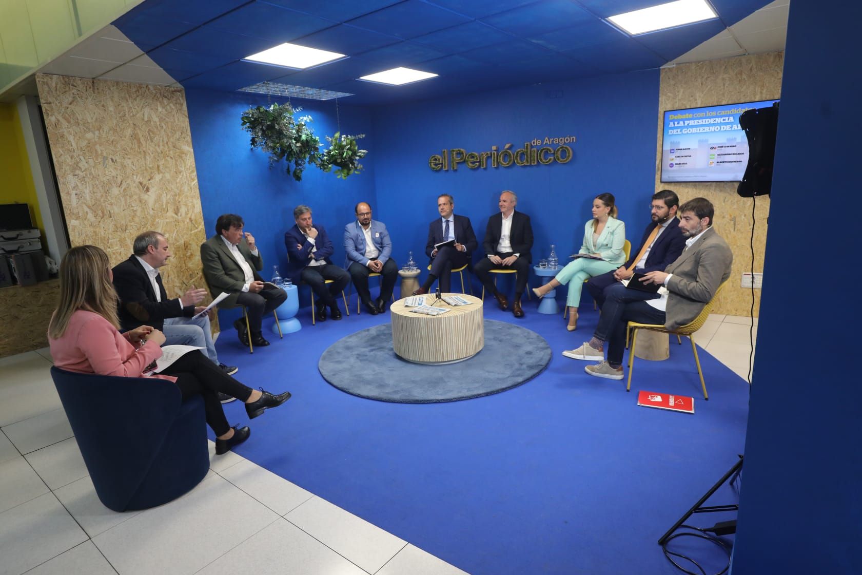 Debate de los candidatos a la presidencia del Gobierno de Aragón organizado por EL PERIÓDICO DE ARAGÓN