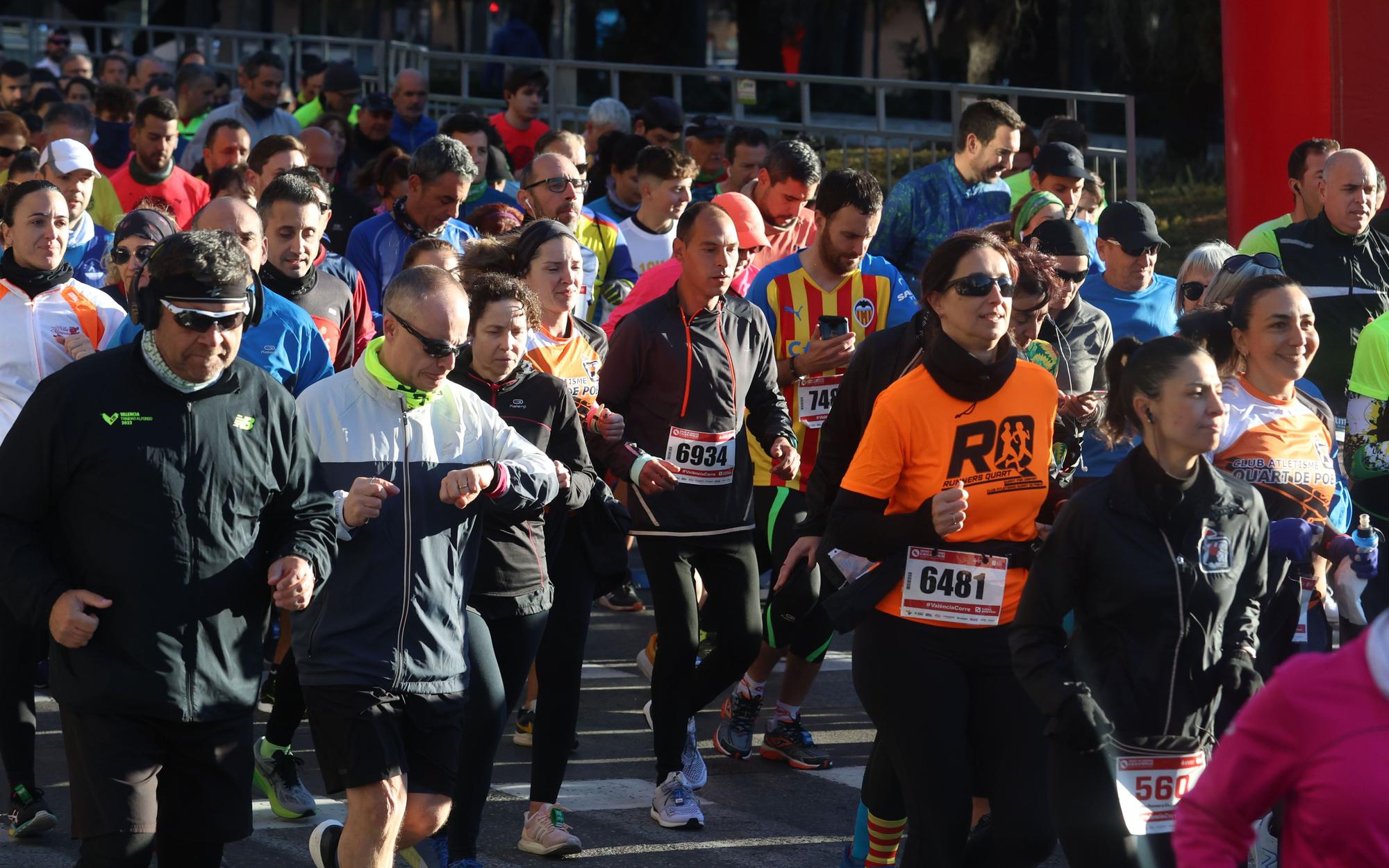 Explosión valencianista en la carrera Runners Ciudad de Valencia