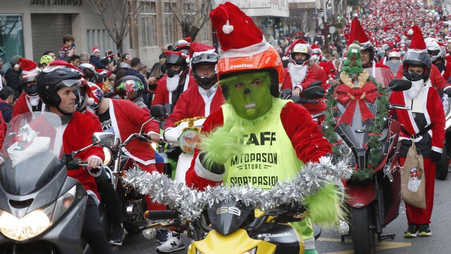 Fin de semana de Papanoeladas Moteras: las 10 marchas que teñirán Galicia de Navidad