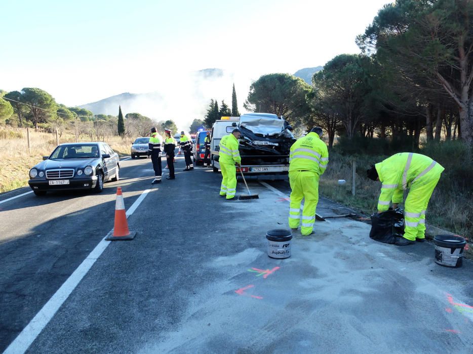 Accident mortal a l''''N-260, a Llançà