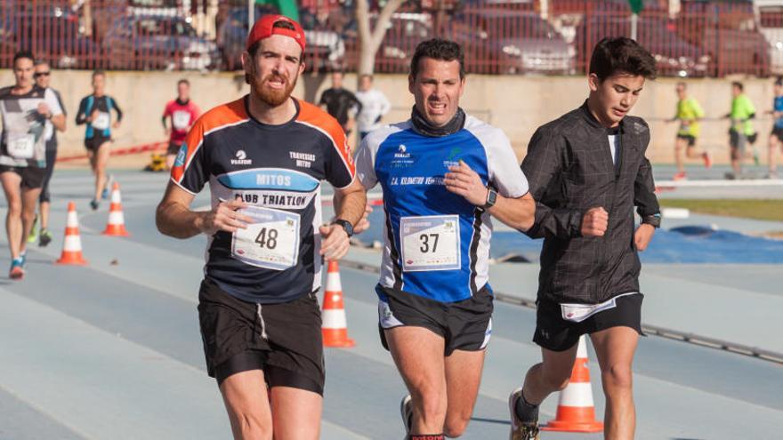 Imagen de una prueba en la pista Manolo Jaén