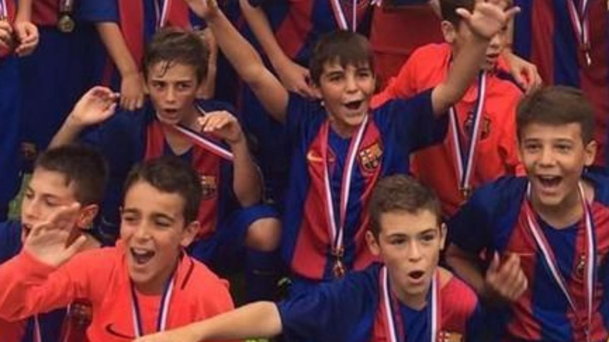 Gavi celebró el Torneo World Challenge en Japón