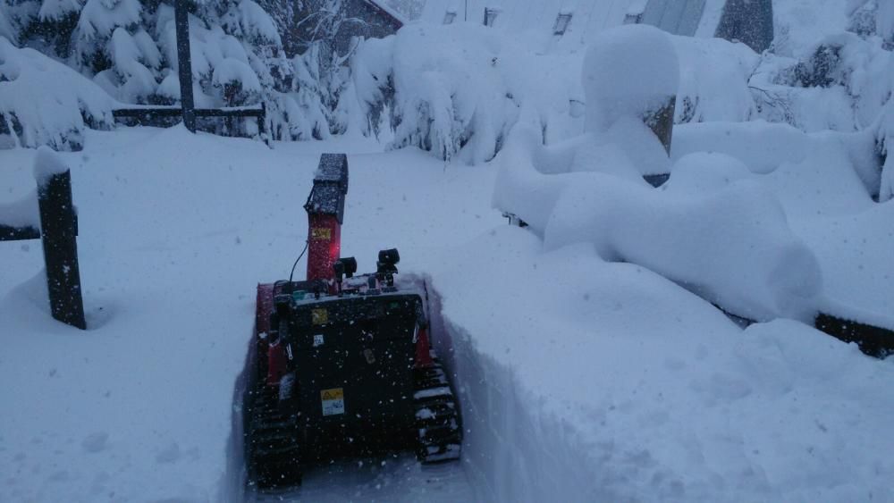 Ola de frío y nieve en Asturias