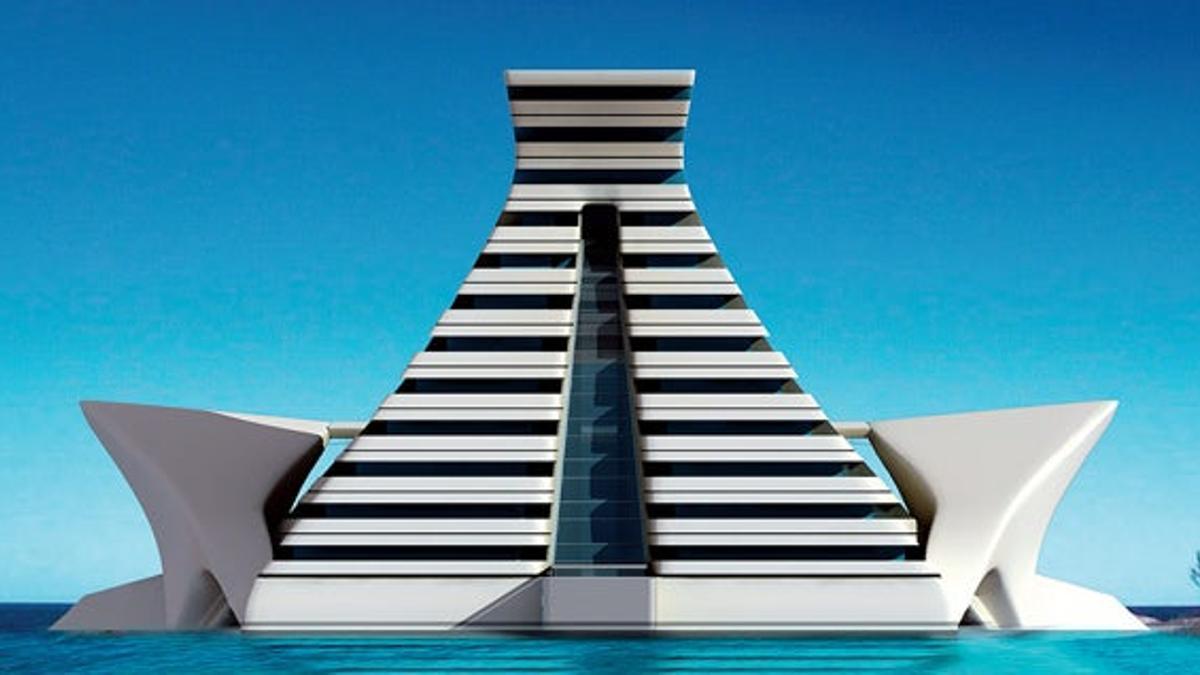 El hotel será inaugurado en 2010, costará 210 millones de dólares y flotará en aguas del Caribe.