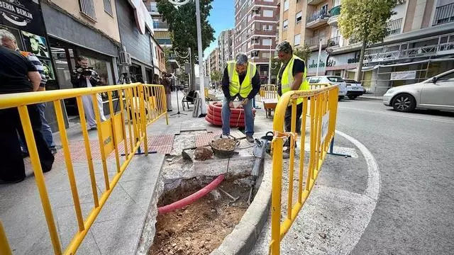 Arrancan las obras en Carrús para ampliar semáforos
