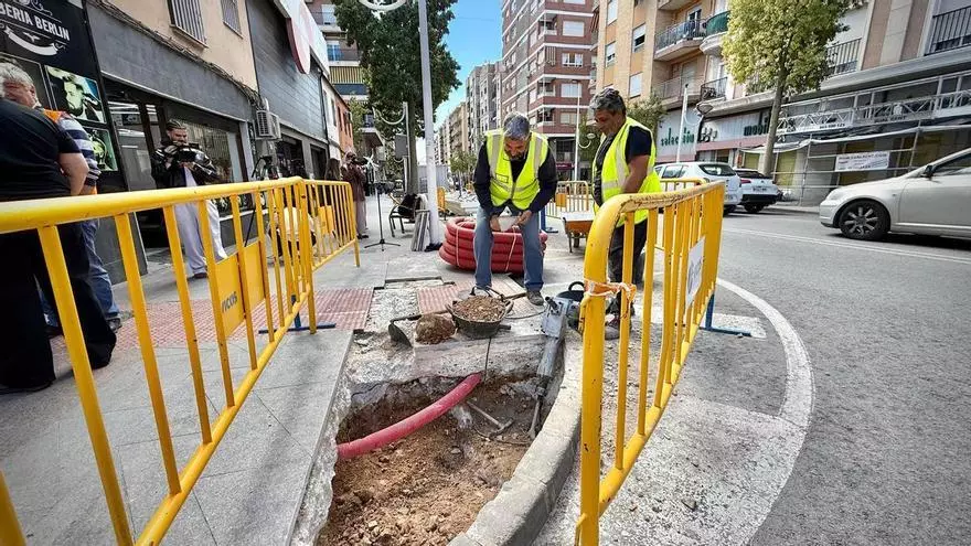 Arrancan las obras en Carrús para ampliar semáforos