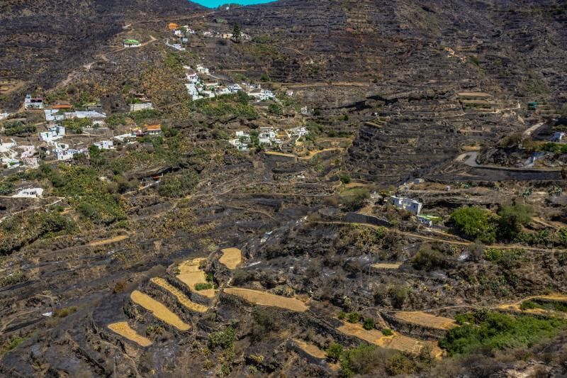 Consecuencias del incendio: De Valleseco a Artenar