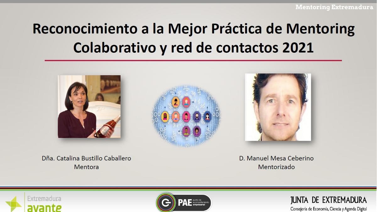 Reconocimiento a la Mejor Práctica de Mentoring Colaborativo y red de contactos 2021