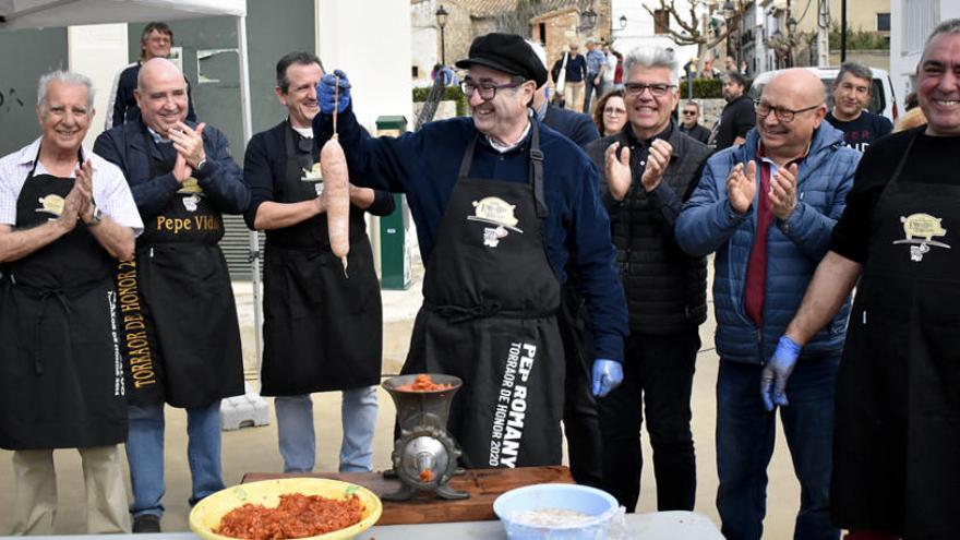 El restaurador Pep Romany, investido &#039;Torraor d&#039;Honor&#039; en la feria del embutido de la Vall de Pop