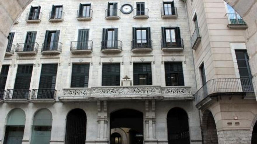 Façana de l&#039;Ajuntament de Girona