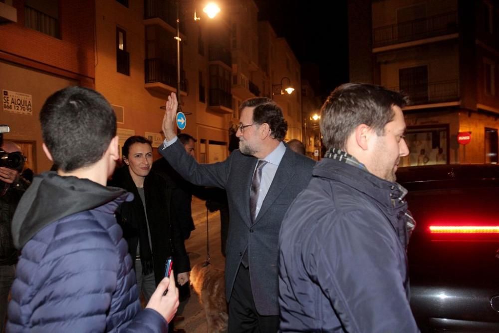 Rajoy visita por sorpresa Cartagena