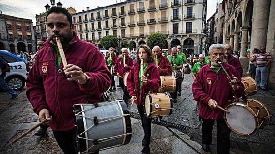 El encuentro de tamborileros del pasado año.