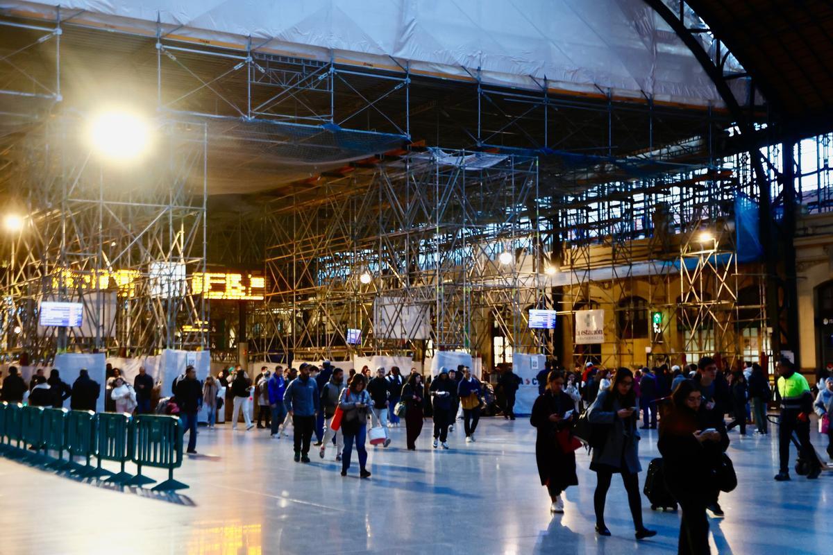 Primera jornada de la huelga de maquinistas en València