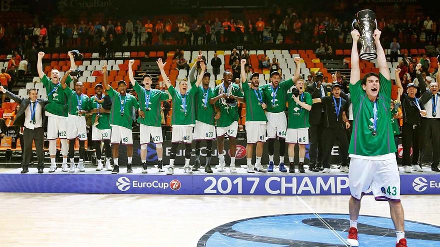 El Unicaja ganó la Eurocup 2016/2017, la primera vez que jugó esta competición. | EUROCUP