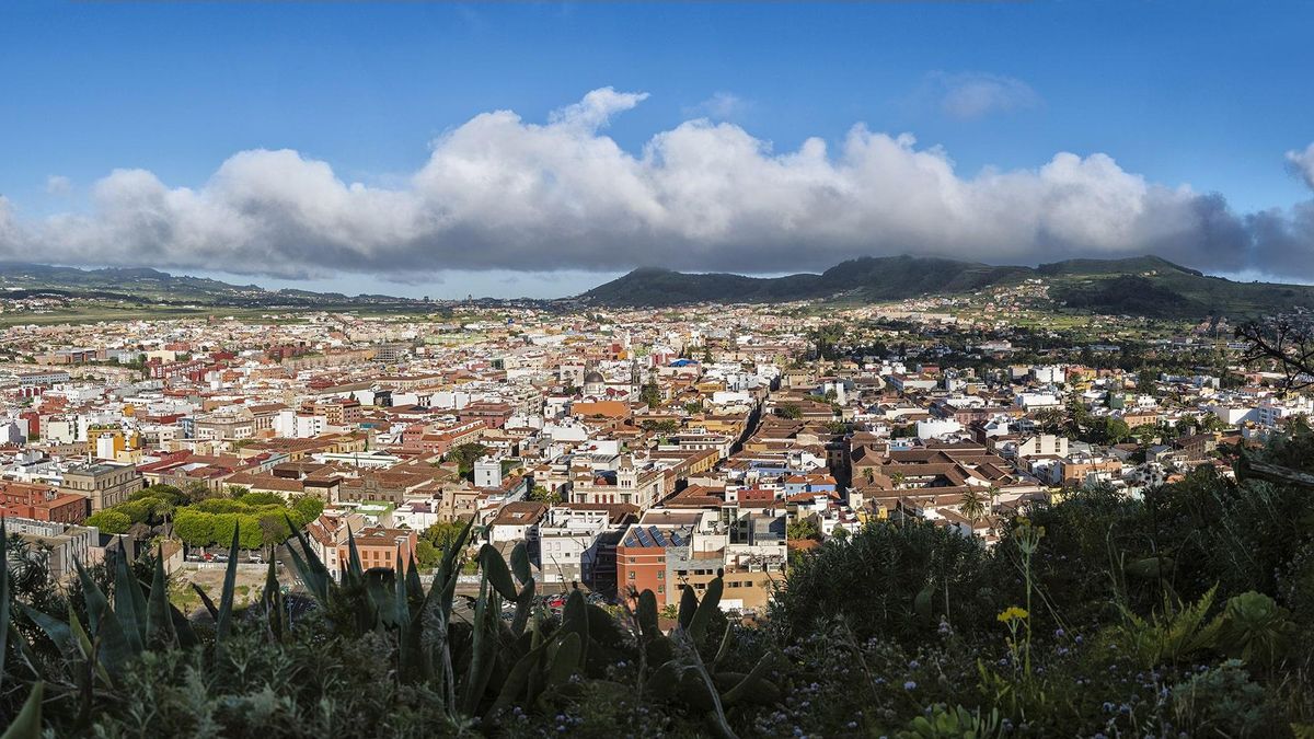 El casco histórico de La Laguna, en una vista panorámica.