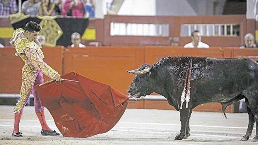 Imagen de la última corrida de toros celebrada en Palma, el pasado jueves.