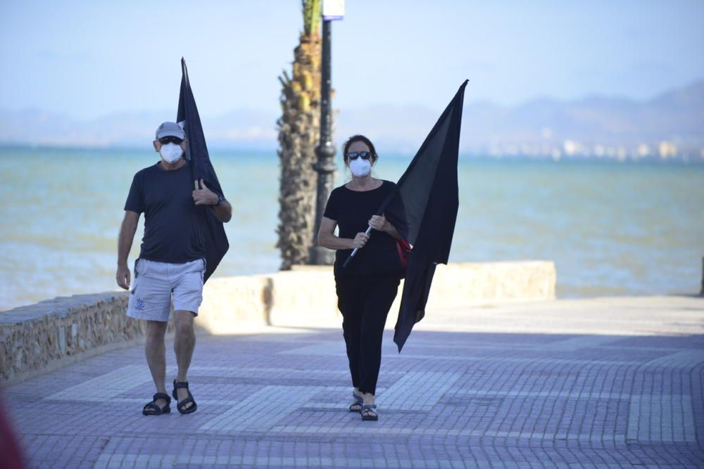 Manifestación contra el estado del Mar Menor