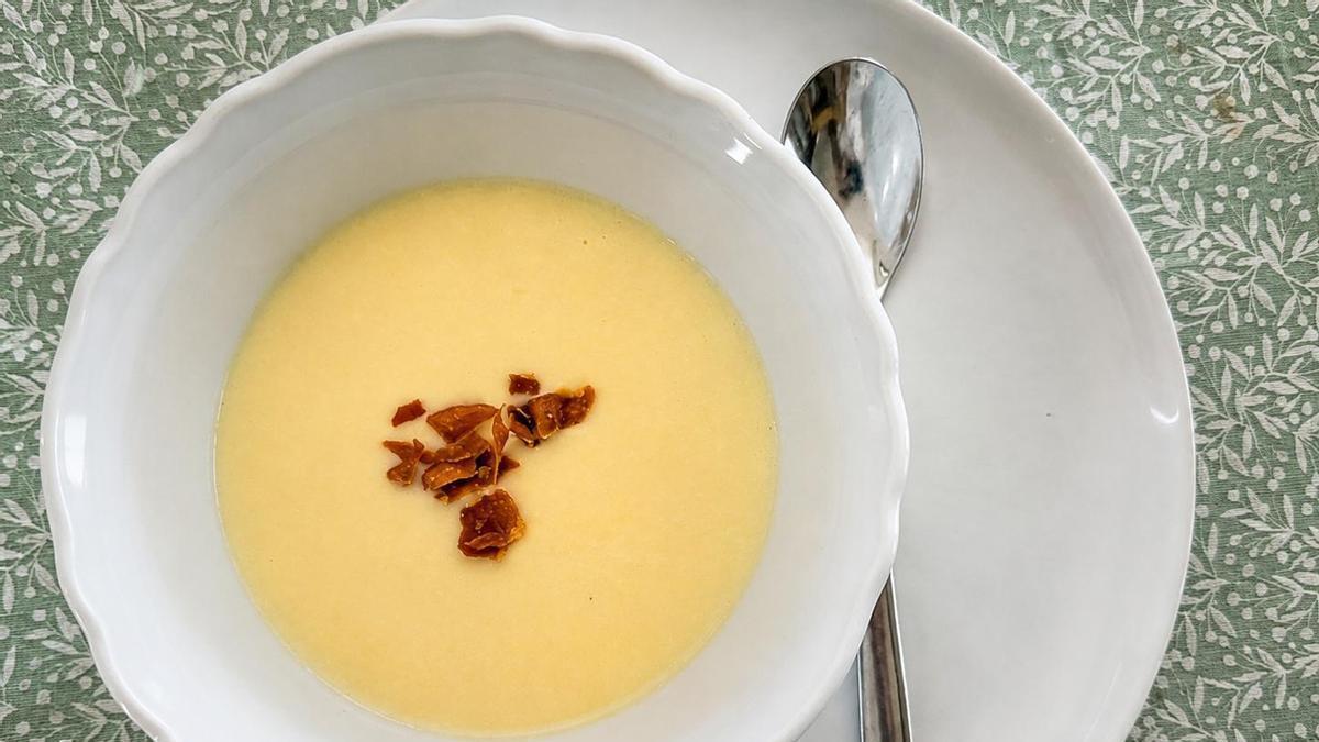 Crema fría de espárragos