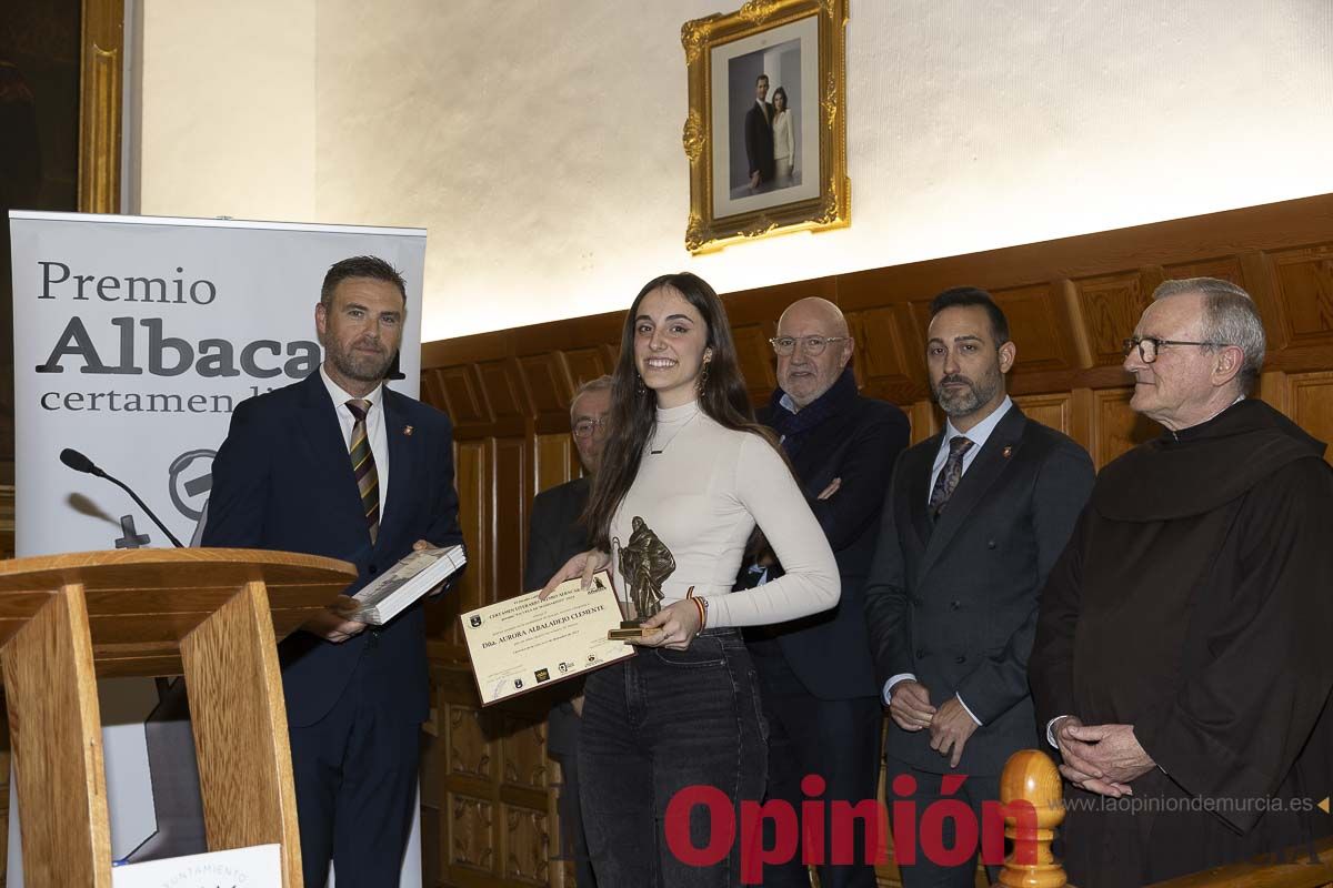 Entrega de los premios Albacara en Caravaca