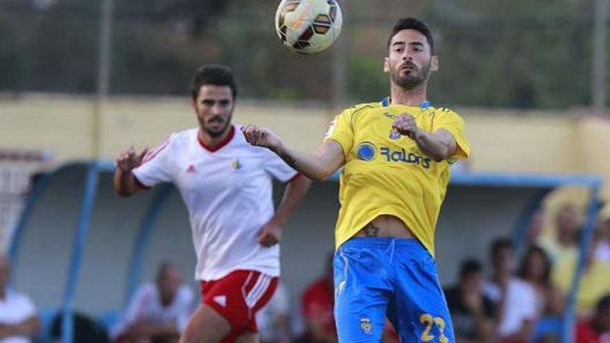 Héctor Figueroa, en el duelo amistoso de Tunte.