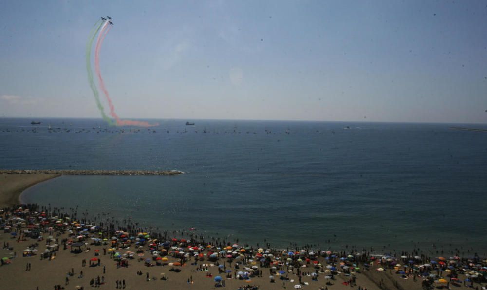 Así fueron los festivales aéreos de 2009 y 2010 en Málaga