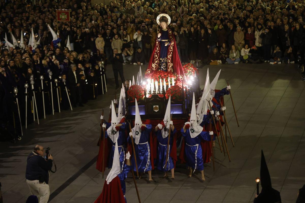 Avilés. Procesión del encuentro
