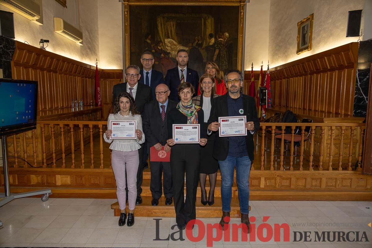 Entrega de los premios Robles Chillida en Caravaca